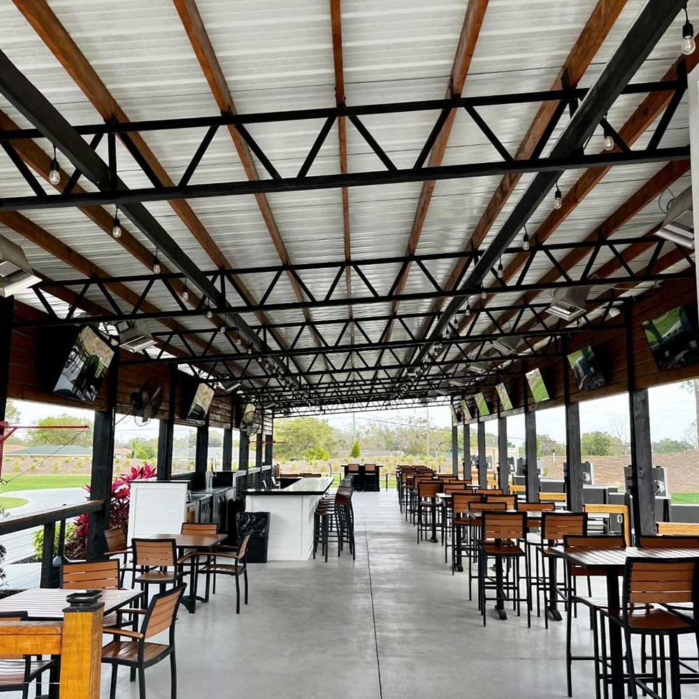 Custom Commercial Pole Barn Design Golf and Country Club in Florida Events